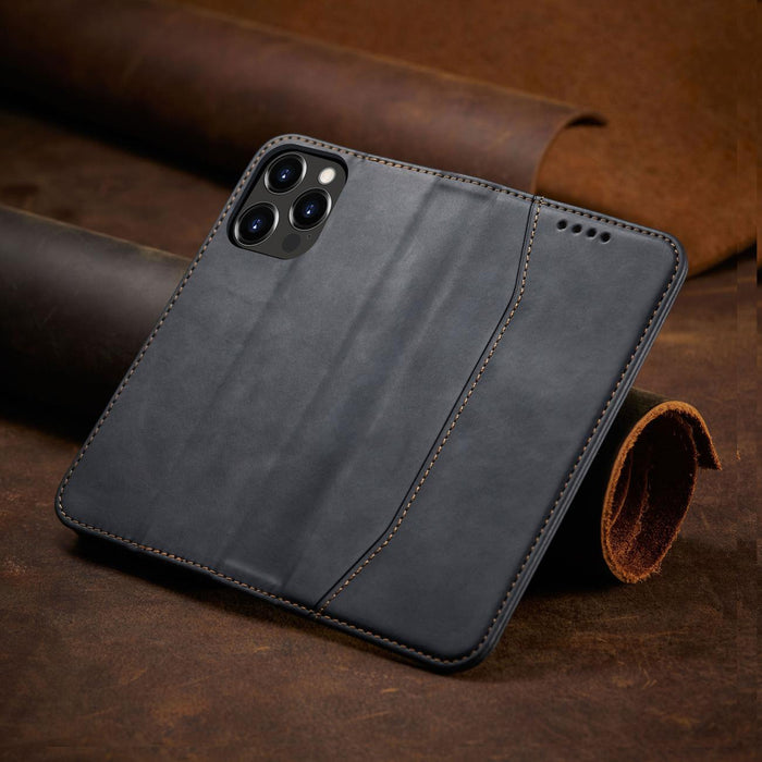 Magnet Fancy Case case for iPhone 14 flip cover wallet stand black