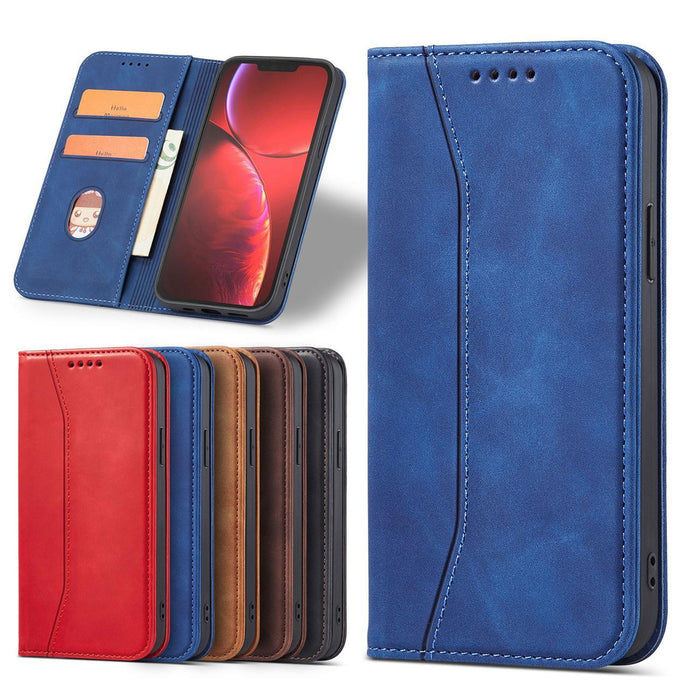 Magnet Fancy Case case for iPhone 14 flip cover wallet stand blue