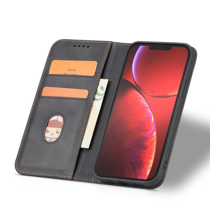 Magnet Fancy Case case for iPhone 14 Pro flip cover wallet stand black