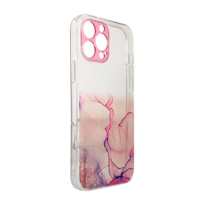 Marble Case for iPhone 12 Pro Gel Cover Marble Pink
