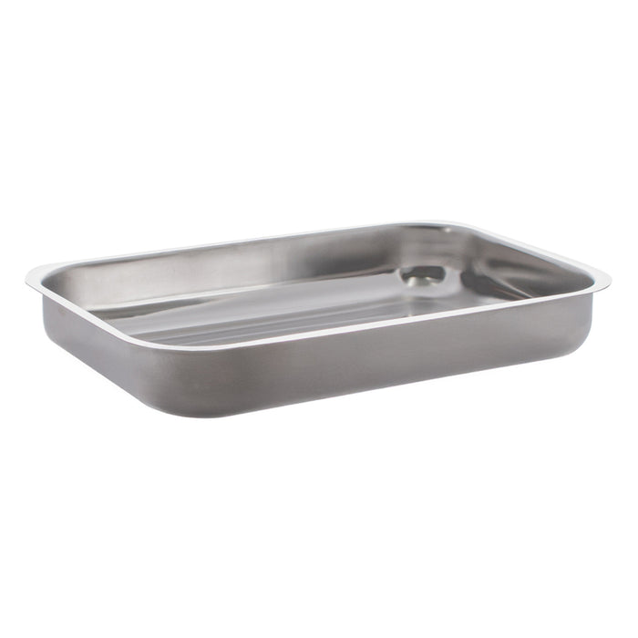 TRAY 33.5X21.5X6.5 CM CHROME