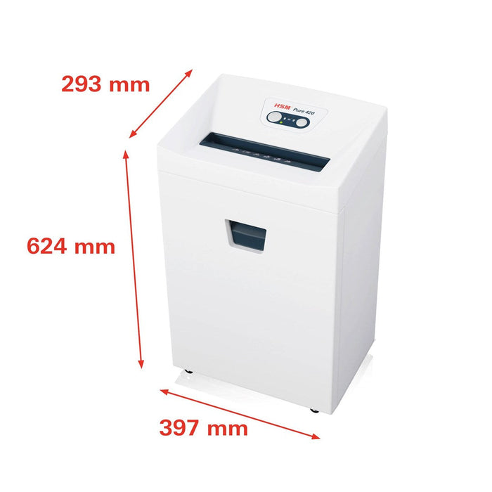 HSM Pure 420 shredder 35 l 3,9 mm - ShreddersBIU-NIS<<<Office equipmentBIU<<<ActionPL