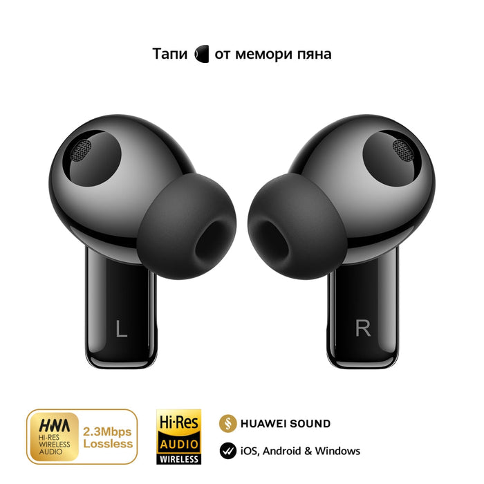 Huawei FreeBuds Pro 4 Piano-T180 Black - Accessories<<<HUAWEI Mobile Phones<<<HUAWEI<<<PolyComp&&&Микрофони и