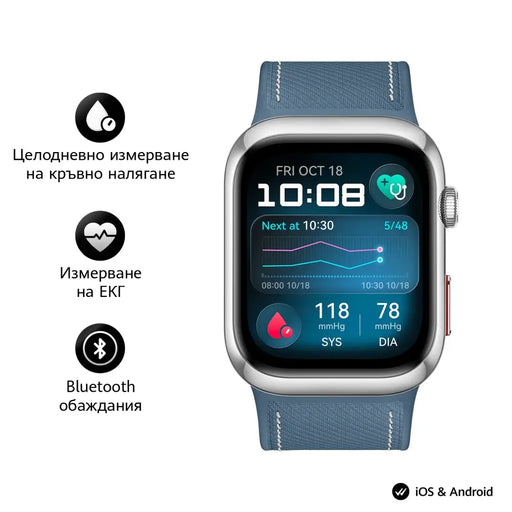 Huawei Watch D2 Luca-B29 Blue - Watches<<<HUAWEI Mobile Phones<<<HUAWEI<<<PolyComp&&&Смарт часовници<<<Смартфони