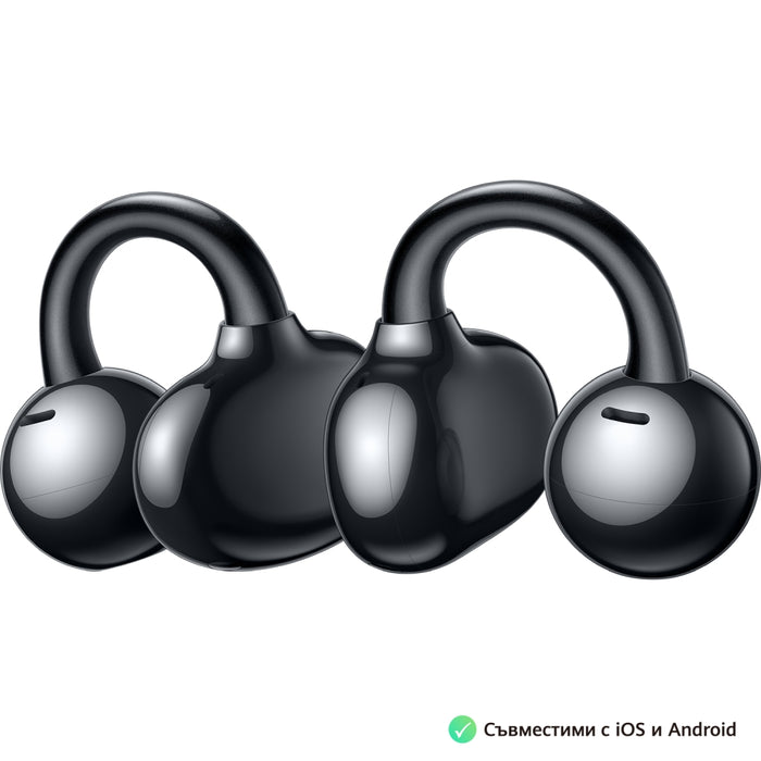 Huawei FreeClip Dove-T00 Black, Bluetooth 5.3, 20Hz - 20 KHz, 55mAh