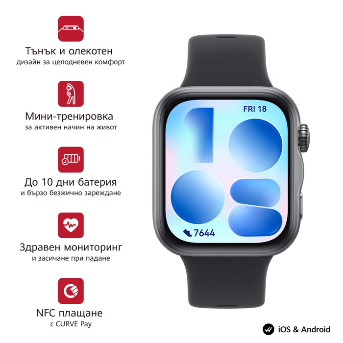 Huawei Watch Fit 5 Niki-B19F Black
