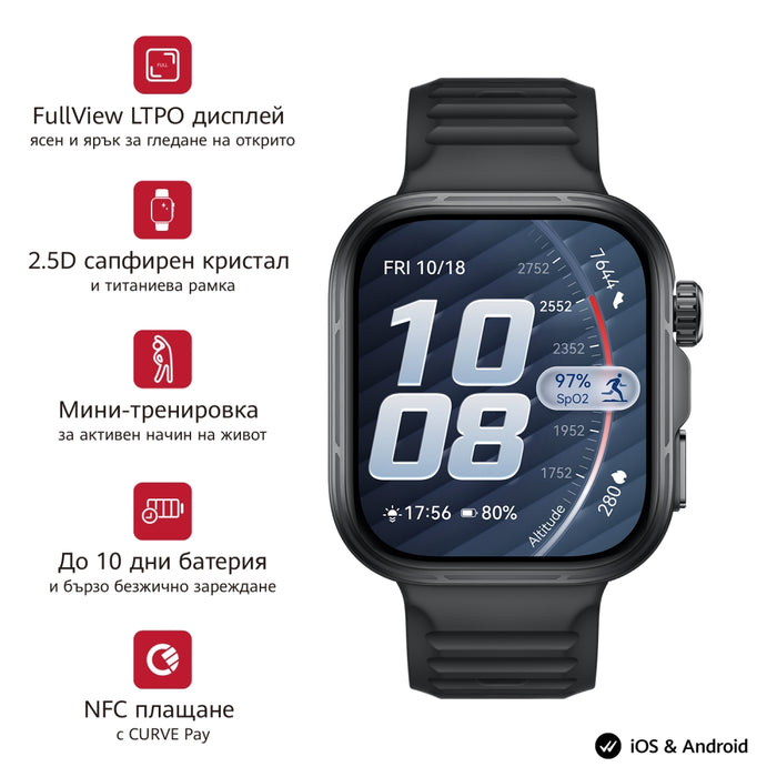 Huawei Watch Fit 5 Pro Niki-B29F Black