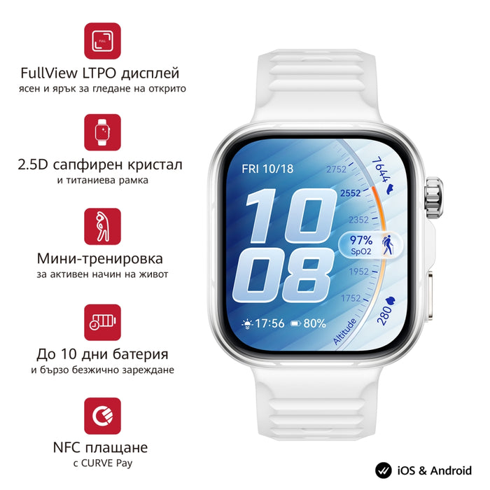 Huawei Watch Fit 5 Pro Niki-B29FS White