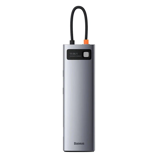 Hub 11in1 Baseus Metal Gleam Series USB-C to 3x USB 3.0 + 2x HDMI + USB-C PD + Ethernet RJ45 + microSD/SD + VGA + AUX