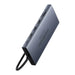 Hub 13in1 Baseus PortalJoy USB-C to HDMI + DP + VGA + C + USB + PD + RJ45 + SD/TF + 3.5mm (grey) - Hubs<<<IT