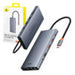 Hub 13in1 Baseus PortalJoy USB-C to HDMI + DP + VGA + C + USB + PD + RJ45 + SD/TF + 3.5mm (grey) - Hubs<<<IT
