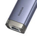 Hub 4in1 Baseus UltraJoy USB-A&USB-C to 3xUSB3.0 + USB-C + RJ45 (grey) - Hubs<<<IT Accessories<<<InnproXML