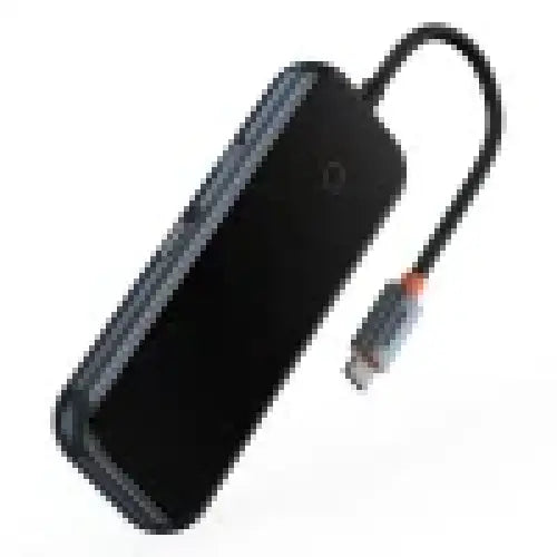 Hub 5in1 Baseus AcmeJoy series USB-C to 2xUSB 3.0 + USB 2.0 + USB-C PD + HDMI (dark grey) - Hubs<<<IT