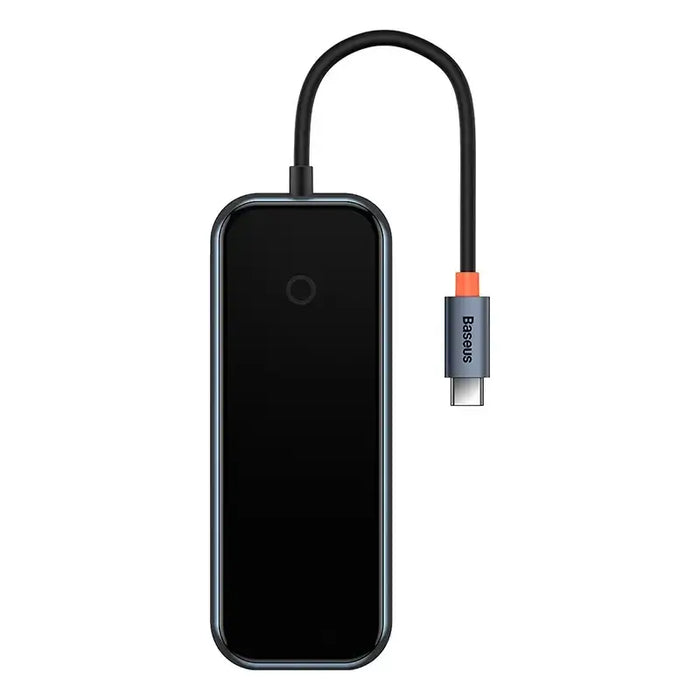 Hub 5in1 Baseus AcmeJoy series USB-C to 2xUSB 3.0 + USB 2.0 + USB-C PD + HDMI (dark grey) - Hubs<<<IT