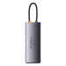 Hub 7in1 Baseus Metal Gleam Series USB-C to 3x USB 3.0 + HDMI + USB-C PD + VGA + Ethernet RJ45 - Hubs<<<IT