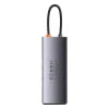 Hub 7in1 Baseus Metal Gleam Series USB-C to 3x USB 3.0 + HDMI + USB-C PD + VGA + Ethernet RJ45 - Hubs<<<IT