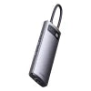 Hub 7in1 Baseus Metal Gleam Series USB-C to 3x USB 3.0 + HDMI + USB-C PD + VGA + Ethernet RJ45 - Hubs<<<IT