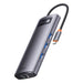 Hub 7in1 Baseus Metal Gleam Series USB-C to 3x USB 3.0 + HDMI + USB-C PD + VGA + Ethernet RJ45 - Hubs<<<IT