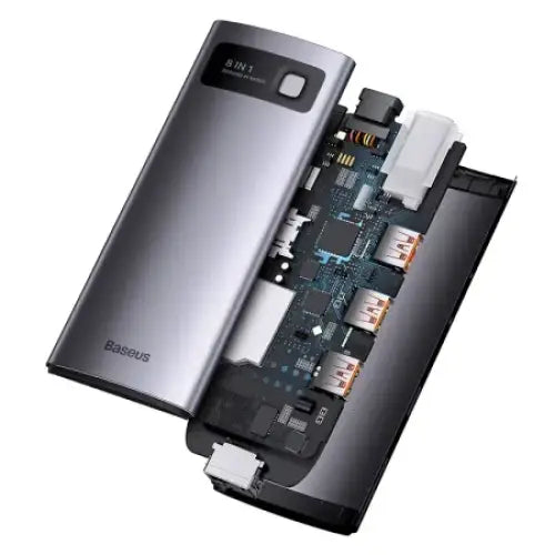 Hub 8in1 Baseus StarJoy Series USB-C to 3x USB 3.1 + HDMI + USB-C PD + RJ45 + microSD/SD - Hubs<<<IT