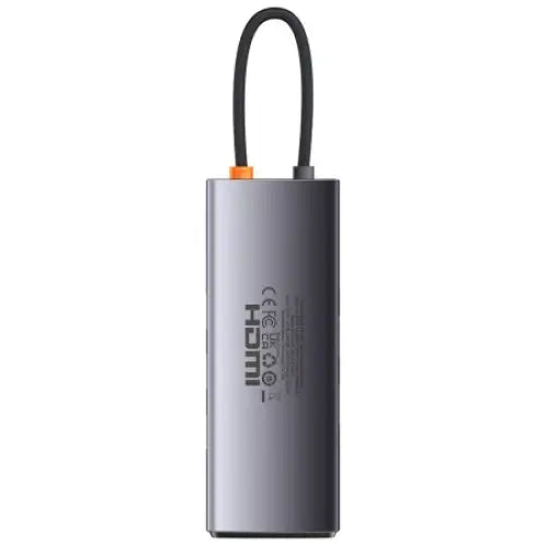 Hub 8w1 Baseus StarJoy Metal Glam Series USB-C do HDMI + 3 x USB 3.0 + USB-C PD + RJ45 + SD/TF - Hubs<<<IT