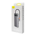 Hub 9in1 Baseus Metal Gleam Series USB-C to 2x USB 3.0 + 2x HDMI + USB 2.0 + USB-C PD + Ethernet RJ45 + microSD/SD