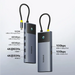 HUB Baseus Metal Gleam Series II 7in1 USB-C - USB-C PD100W / 2x USB-A / 2x HDMI 4K / USB-A 3.0 / USB-C 3.0 - USB