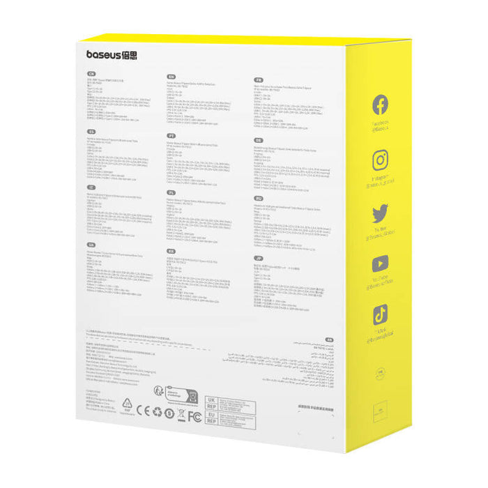 Hub Baseus T-Space with USB-C to USB-C cables for Tesla Cars (black) - Hubs<<<IT Accessories<<<InnproXML