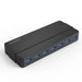 Hub Orico H7928-U3-V1 7x USB-A 3.0 - black - USB hubs<<<HurtelXML