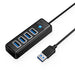 Hub Orico PW4U-U3 USB-A / 4x USB-A 3.0 - black - USB hubs<<<HurtelXML