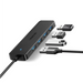 HUB Ugreen CM219 25851 with 4 USB-A 3.0 ports and USB-A 3.0 cable 15cm - black - USB hubs<<<HurtelXML