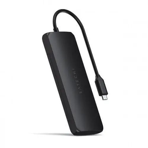 HUB USB Satechi Type-C (SSD HDMI 4K 2xUSB-A) ST-UCHSEK - WiFi рутери<<<Лаптопи компютри и периферия<<<ZoraSite