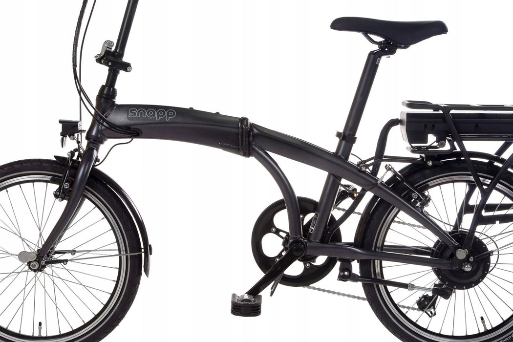 Snapp City-E Graphite folding electric bicycle