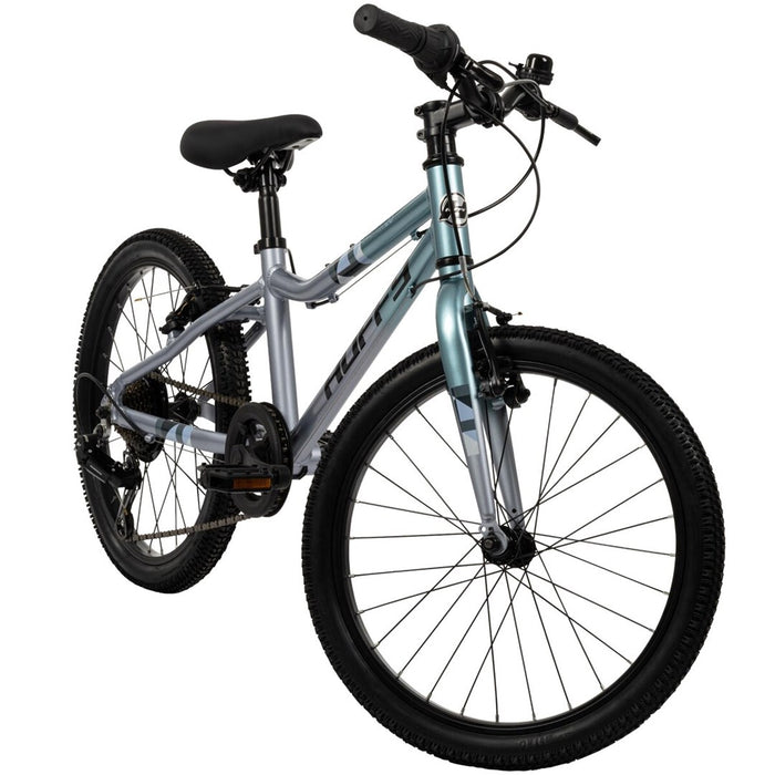 Huffy Literide Alu 20” bike, silver and turquoise (23005W)