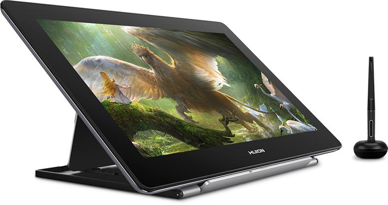 Graphics Display Tablet HUION Kamvas Pro 16 4K GT1561, USB-C, Black/Silver