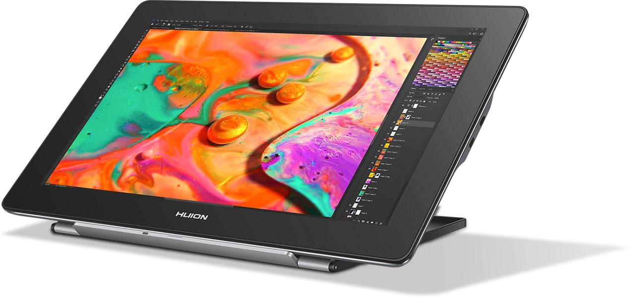Graphics Display Tablet HUION Kamvas Pro 16 4K GT1561, USB-C, Black/Silver