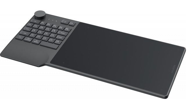 Graphics tablet HUION Inspiroy Keydial KD200, USB-C, Bluetooth, Metal Grey