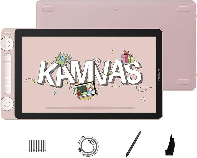 HUION Kamvas 13 graphic tablet Pink 5080 lpi 293.76 x 165.24 mm USB