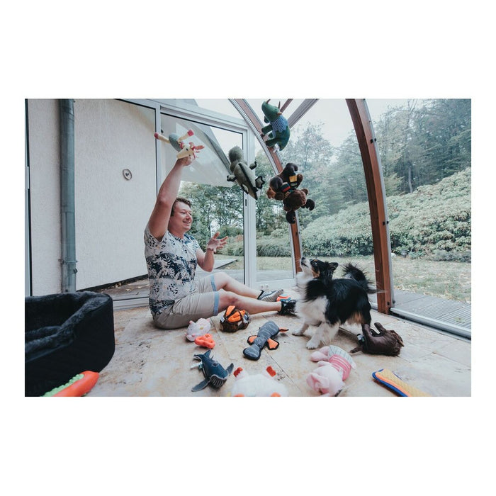 Soft toy for dogs Hunter Tough Kamerun Brown Polyester Elk 29 cm