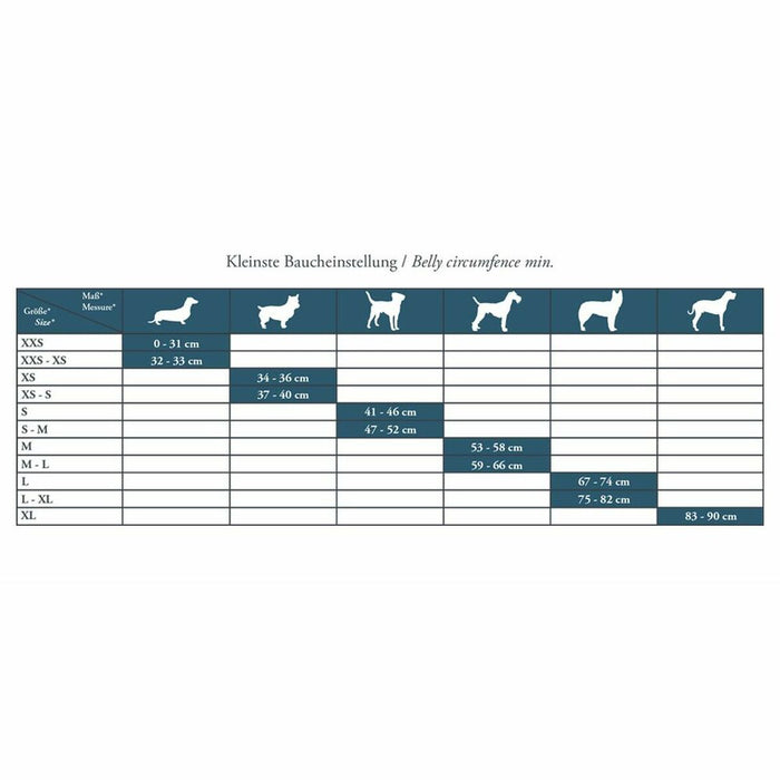 Dog Harness Hunter Black 37-42 cm Anthracite XS/S