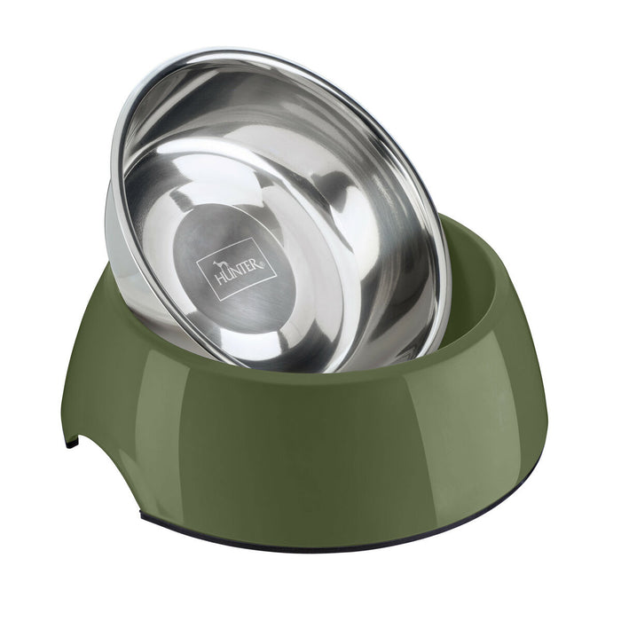 Dog Feeder Hunter Green 700 ml