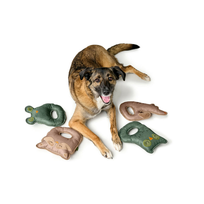 Dog toy Hunter Tough Tundra Beige Racoon