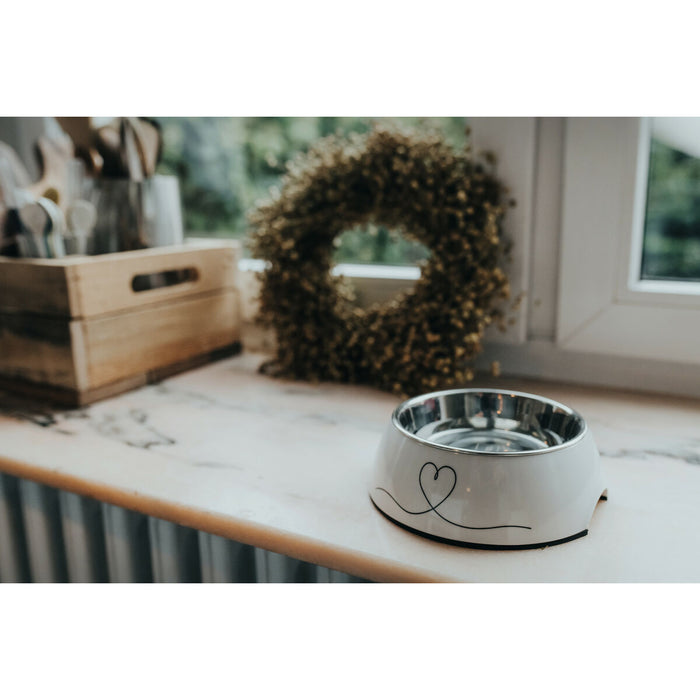 Dog Feeder Hunter Valencia White 350 ml