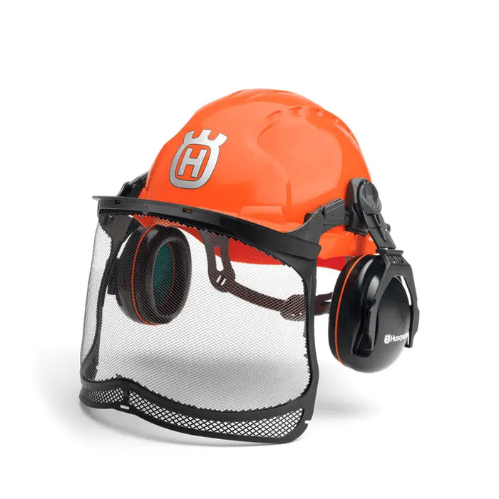 HUSQVARNA CLASSIC HELMET WITH VISOR AND MUFFLER - Охрана на труда<<<Работно облекло<<<Инструменти и