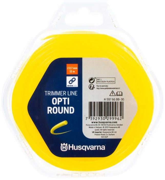 CORD FOR MOWING 2.7 MM X 12 M HUSQVARNA OPTI ROUND