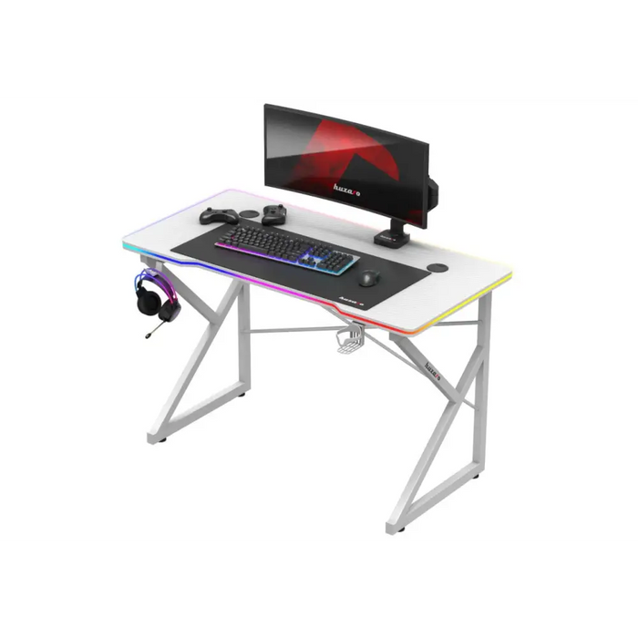 Huzaro Hero 1.7 RGB White - gaming table - Tables and desksGAM-STO<<<PC GamingGAM<<<ActionPL