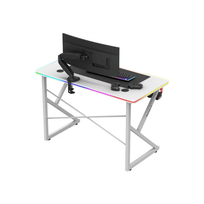Huzaro Hero 1.7 RGB White - gaming table - Tables and desksGAM-STO<<<PC GamingGAM<<<ActionPL