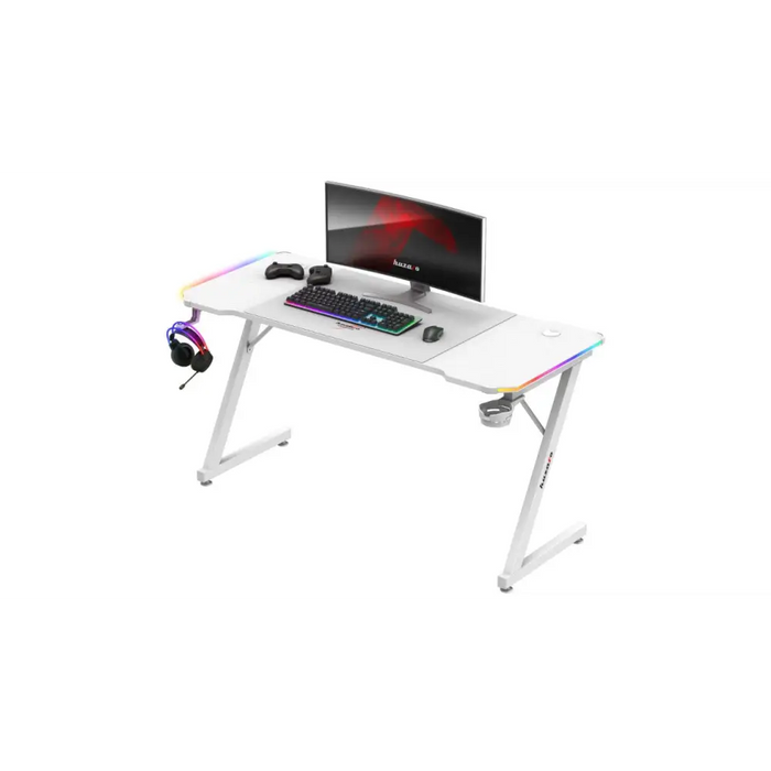 Huzaro Hero 3.3 White RGB - gaming table - Tables and desksGAM-STO<<<PC GamingGAM<<<ActionPL