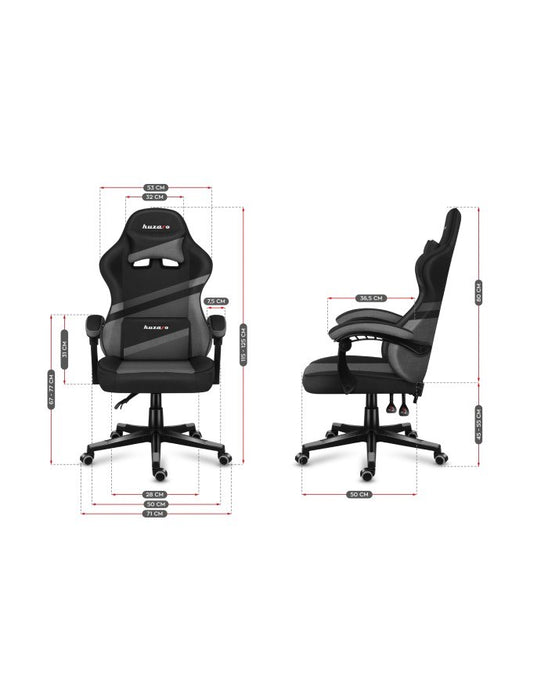 Gaming chair - Huzaro Force 4.4 Grey Mesh