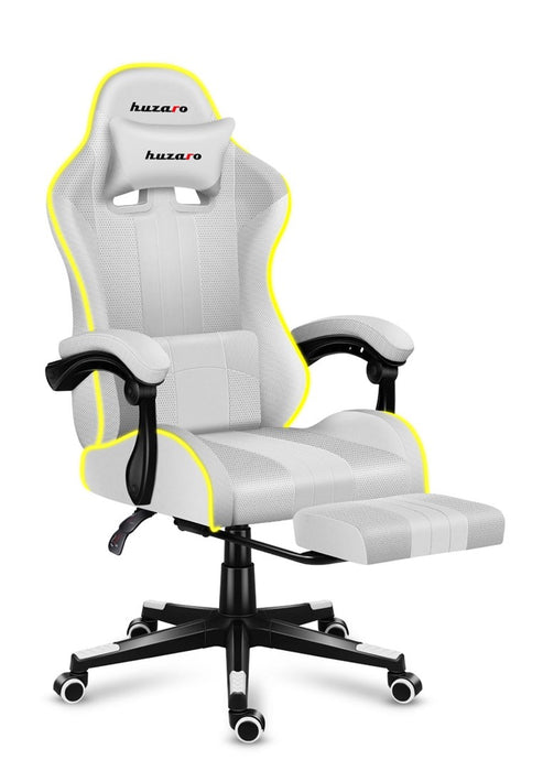 HUZARO FORCE 4.7 RGB White GAMING CHAIR