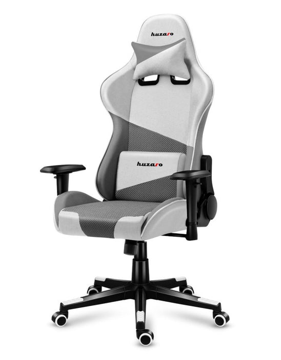 Huzaro Force 6.2 PC gaming chair Bucket (cradle) seat Grey, White